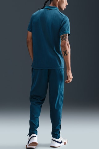 Polo de tennis NikeCourt Heritage - Bleu pétrole