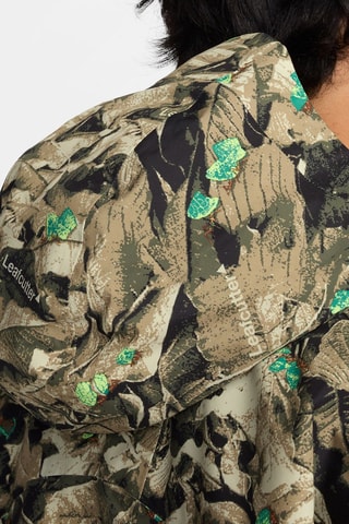 Veste à capuche - Beige et vert clair