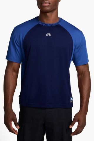 Maillot de skate Nike SB - bleu et blanc