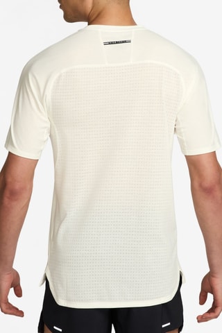 T-shirt de running Solar Chase - Ecru et noir