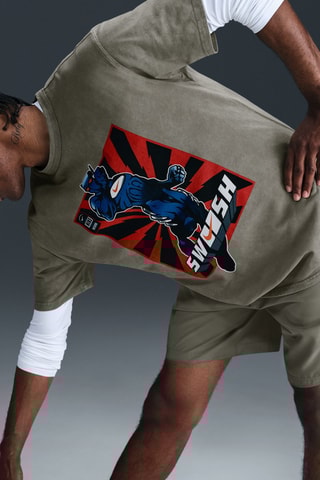 T-shirt ample de fitness Max90 - Kaki