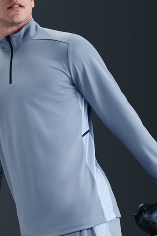 T-shirt slim de football Academy - Gris foncé