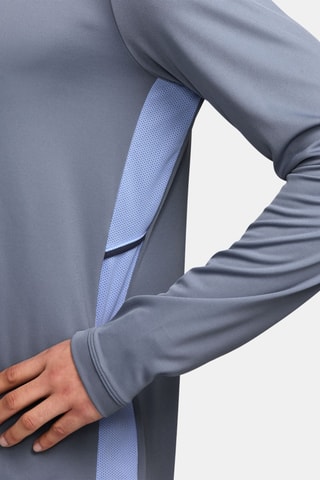 T-shirt slim de football Academy - Gris foncé