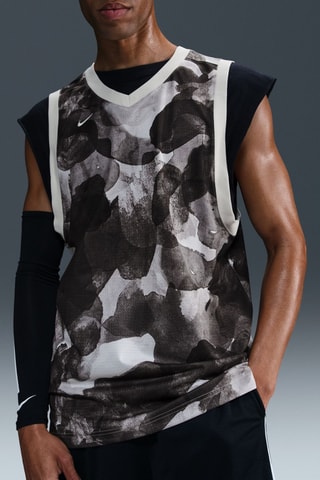 Maillot de basketball ADN Nike - Noir et gris clair