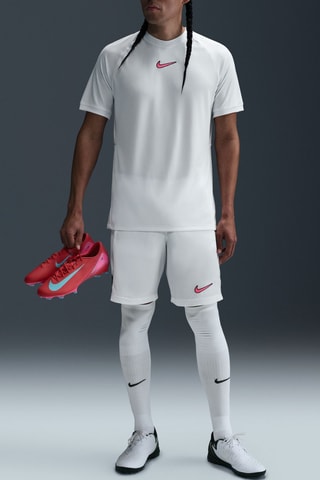 T-shirt slim de football Academy - Blanc