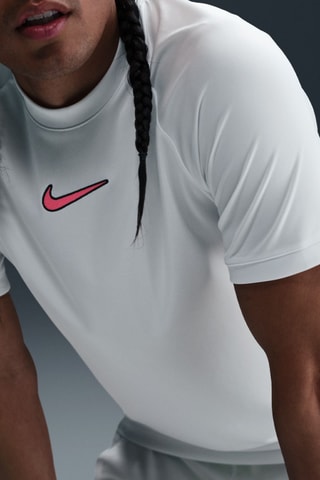 T-shirt slim de football Academy - Blanc