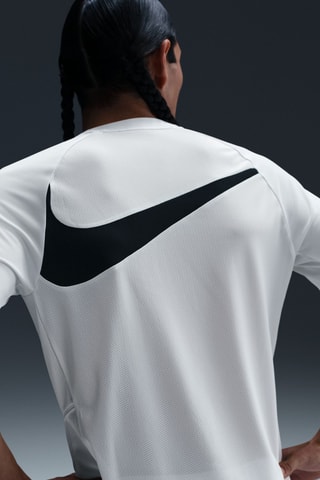 T-shirt slim de football Academy - Blanc