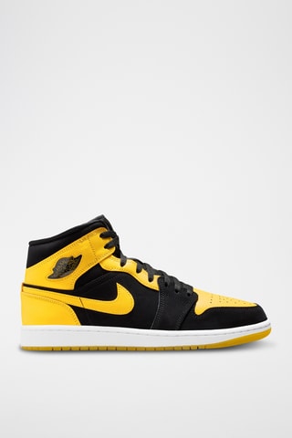 Air Jordan 1 en cuir - Jaune et noir