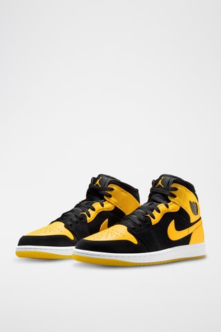 Air Jordan 1 en cuir - Jaune et noir