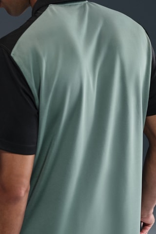 Polo - Verde y negro