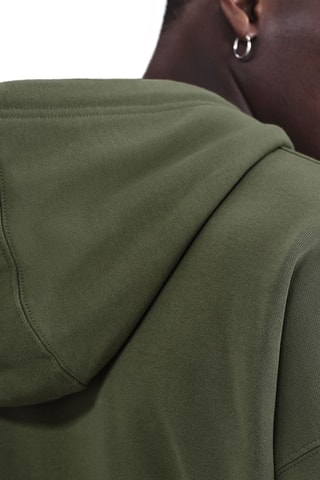 Sweat polaire à capuche Club - Vert olive