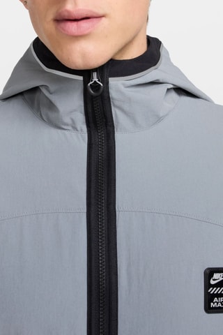 Coupe-vent à capuche - Gris clair