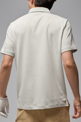 Polo de golf - Gris clair et noir