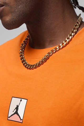 T-shirt - Orange et écru