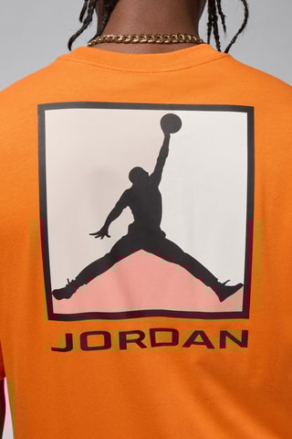 T-shirt - Orange et écru