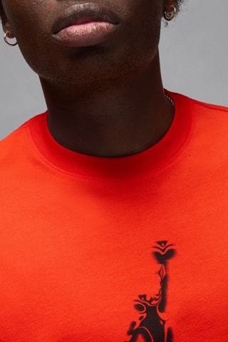 T-shirt - Orange et noir