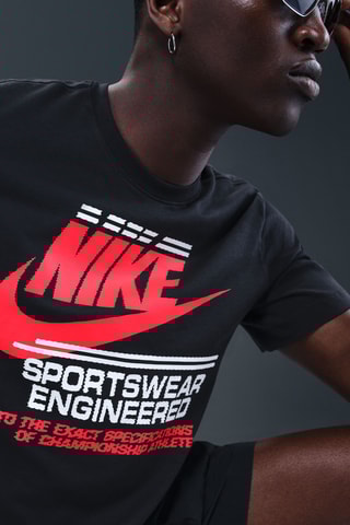 T-shirt - Noir et rouge