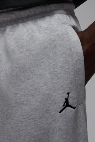 Pantalon de survêtement ample polaire Jordan Brooklyn - Gris clair chiné