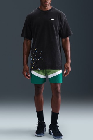 Camiseta ancha de baloncesto Max90 - Negro