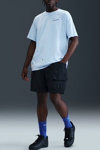 T-shirt ample de basketball Max90 - Ciel