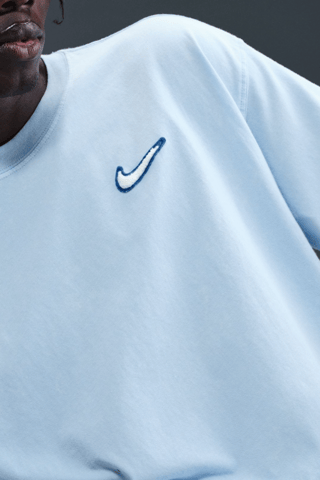 T-shirt ample de basketball Max90 - Ciel