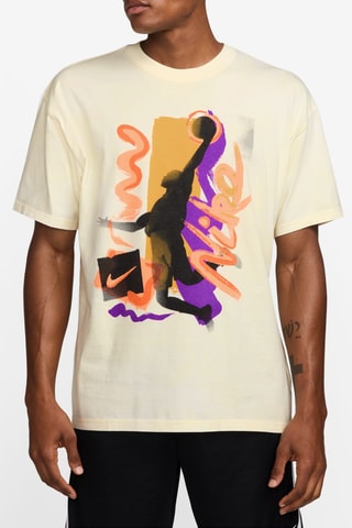 T-shirt de basketball Max90 - Ivoire