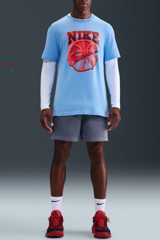 T-shirt de basketball - Bleu cobalt