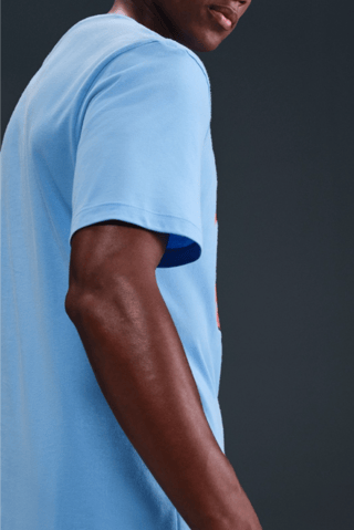 T-shirt de basketball - Bleu cobalt