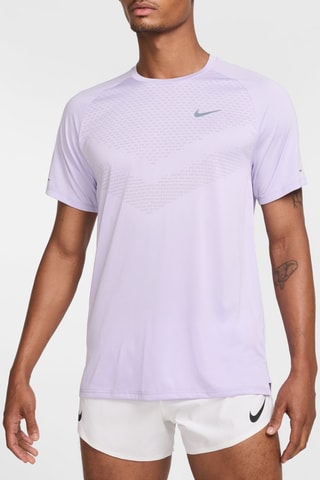 T-shirt de running Nike Stride - Mauve