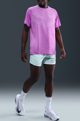 T-shirt de running Nike Stride - Violet chiné