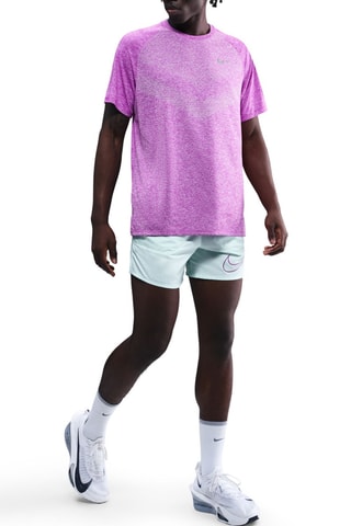 T-shirt de running Nike Stride - Violet chiné