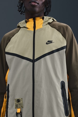 Coupe-vent à capuche - Vert olive