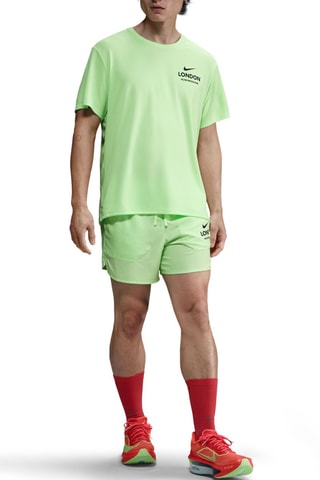 T-shirt de running Miler - Vert citron