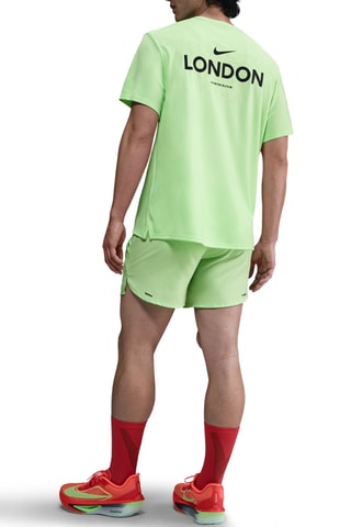 T-shirt de running Miler - Vert citron