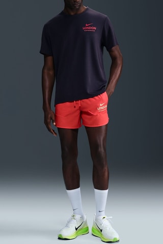 T-shirt de running Miler - Violet