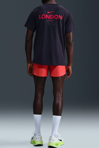 T-shirt de running Miler - Violet