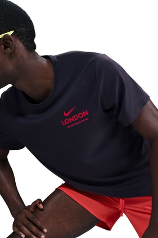 T-shirt de running Miler - Violet