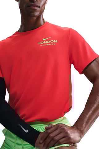 T-shirt de running Miler - Rouge