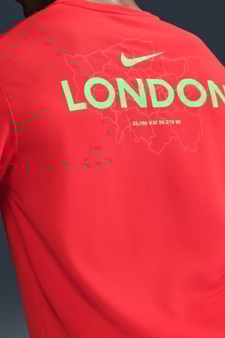 T-shirt de running Miler - Rouge