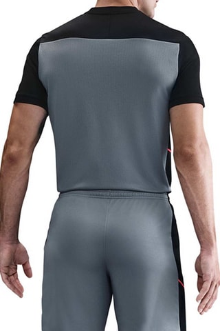 T-shirt slim de football Academy - Gris foncé