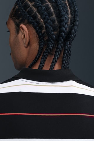 Polo oversize Club - Noir