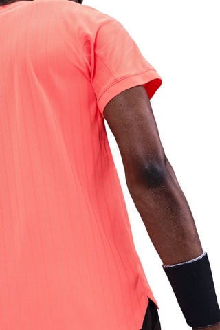 T-shirt de tennis Slam - Corail