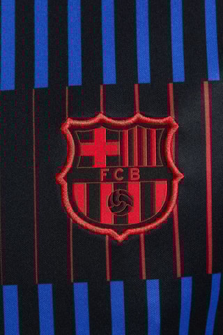 T-shirt slim de football FC Barcelone - Noir