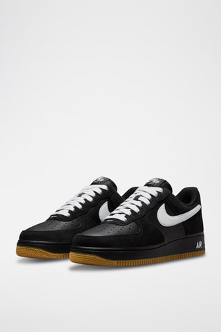 Nike Air Force 1 '07 LV8 en cuir - Noir et blanc