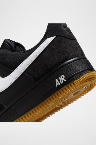 Nike Air Force 1 '07 LV8 en cuir - Noir et blanc