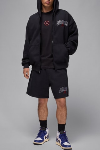 Sweat polaire à capuche Jordan Brooklyn - Noir