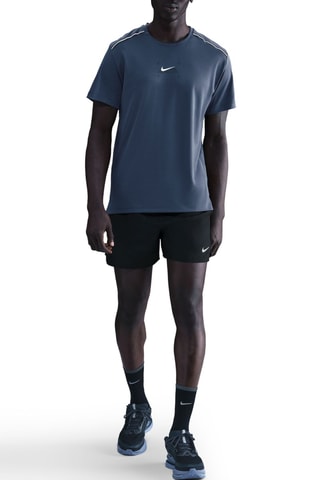 T-shirt de running Miler - Bleu marine