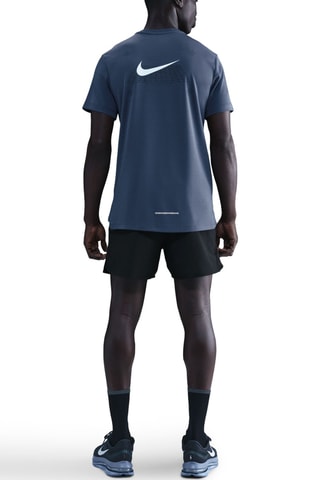 T-shirt de running Miler - Bleu marine