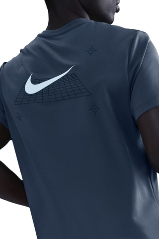 T-shirt de running Miler - Bleu marine