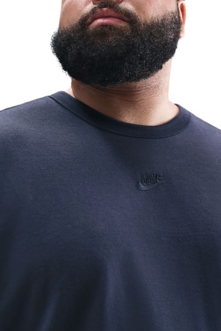 T-shirt de sport en coton biologique Premium Essentials - Bleu marine